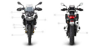 Guía de iluminación LED Denali BMW F 850 GS