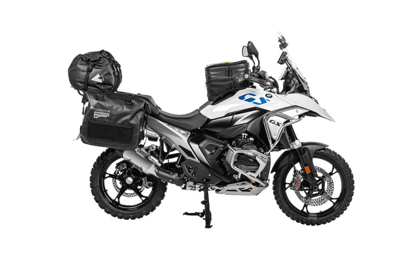 Touratech Bolsas laterales de PVC de 30/40 litros para fijar al soporte de maletas laterales 1250 y 1300GS GSA