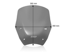 WRS BM092FS WRS Windscherm standaard dark smoked met Radar R1300 GS en Adventure Windscherm WRS Windscherm standaard dark smoked met Radar R1300 GS en Adventure