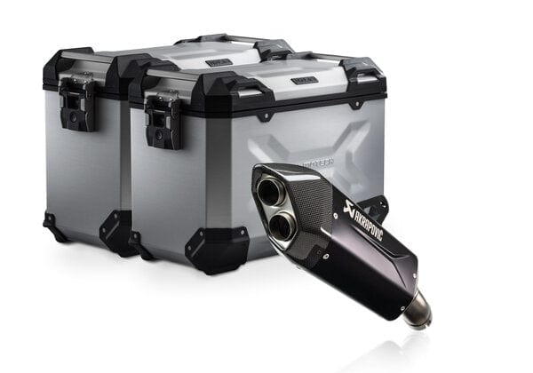 SW-Motech KFT.07.975.72001/S SW-Motech TRAX ADV Aluminium Koffersysteem voor de BMW R1300GS Zijkoffers SW-Motech TRAX ADV Aluminium Koffersysteem voor de BMW R1300GS