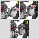 Touratech BMW F 750 en F 850 GS Touratech Zega Evo kofferset met kofferhouder Zijkoffers