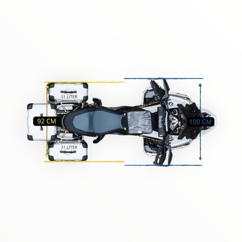 Touratech Touratech Zega Mundo aluminium zijkoffers met houders voor de R1300GS Zijkoffers